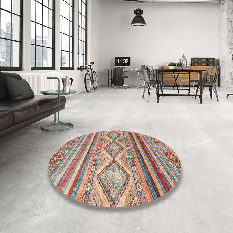 Abstract Indoor Rug, Round 3'
