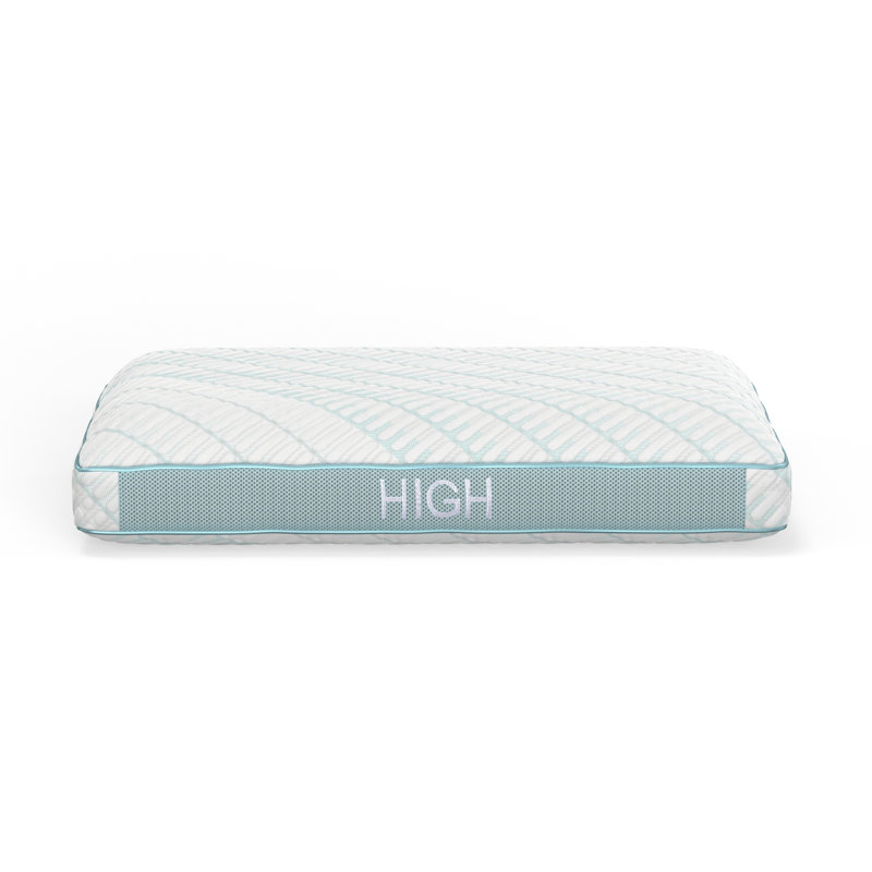 Arly High Loft Cooling Pillow with Machine Washable Cover, High