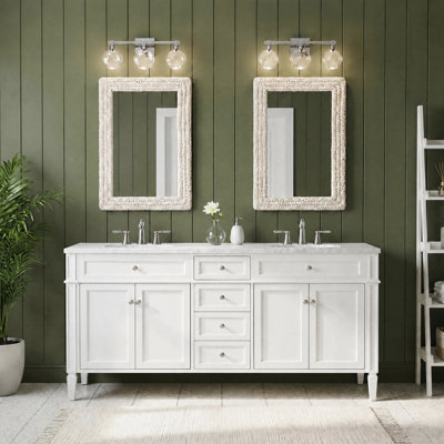 Ensemble de meuble-lavabo double l 72 po x P 21,5 po x H 35 po Rivers