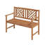 Banc d'extérieur en acacia Perei