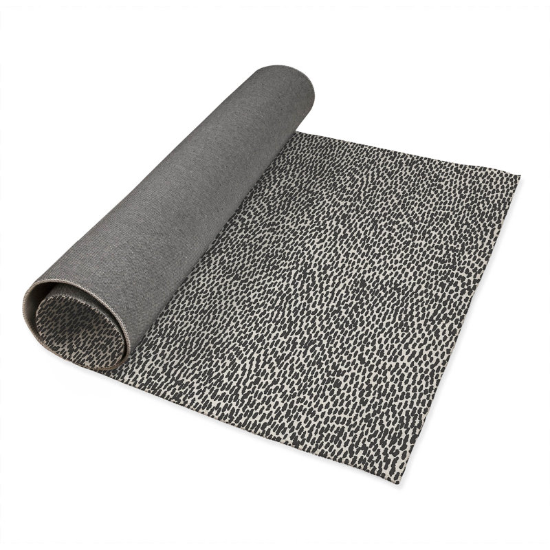 Twinkle Splat Activity Mat, Rectangle 4' x 6', Ivory/Charcoal