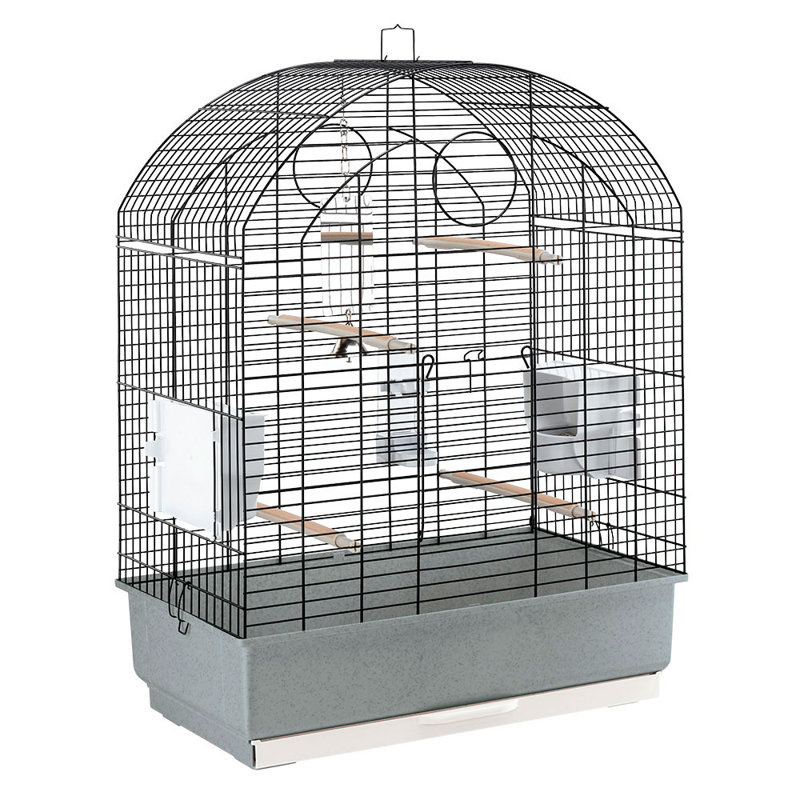 80cm Dome Top Hanging Bird Cage with Perch