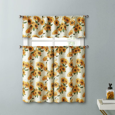 Brookhaven Floral Tailored Kitchen Curtain