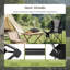 Oversized X-shaped Reinforced Padded Camping Folding Chair With Cup Holder-1064481972-980189903