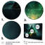«Green Abstract Echoes Of Piramid II», art mural géométrique-924854407-924854406