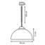 Glenys 1 - Light Black Single Pendant