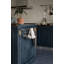 Rustic Solid Brass Kitchen Utensil Rail