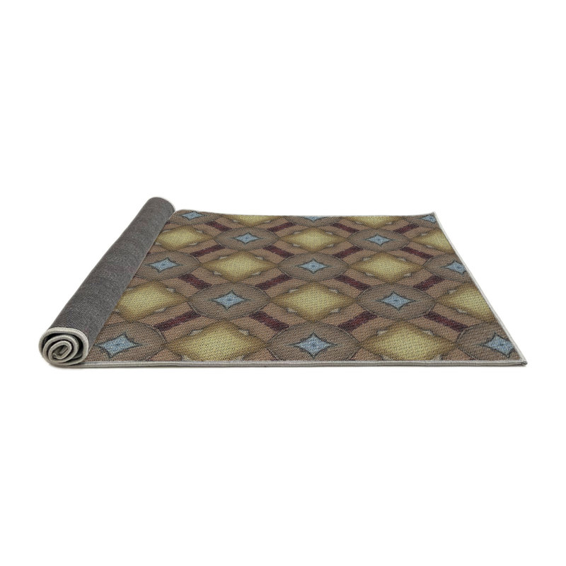 Geometric Indoor Rug, Round 7'