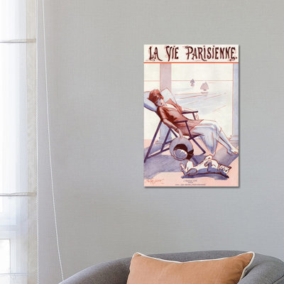 1920 La Vie Parisienne Magazine Cover by Rene Prejelan - Gallery-Wrapped Canvas Giclée on Canvas