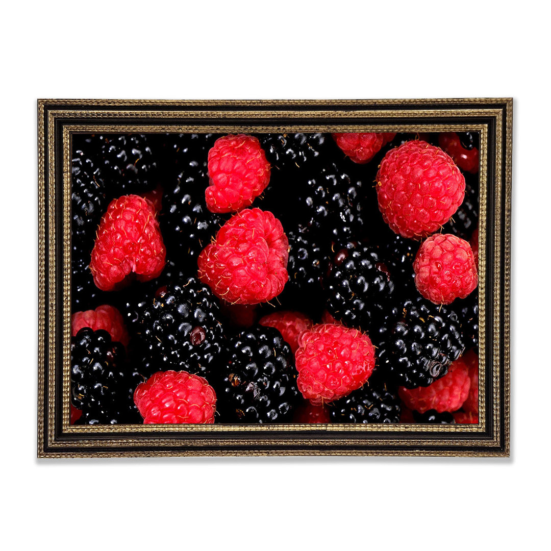 Himbeeren und Brombeeren - Drucken