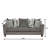 Dyshon Upholstered Sofa & Chaise with Ottoman