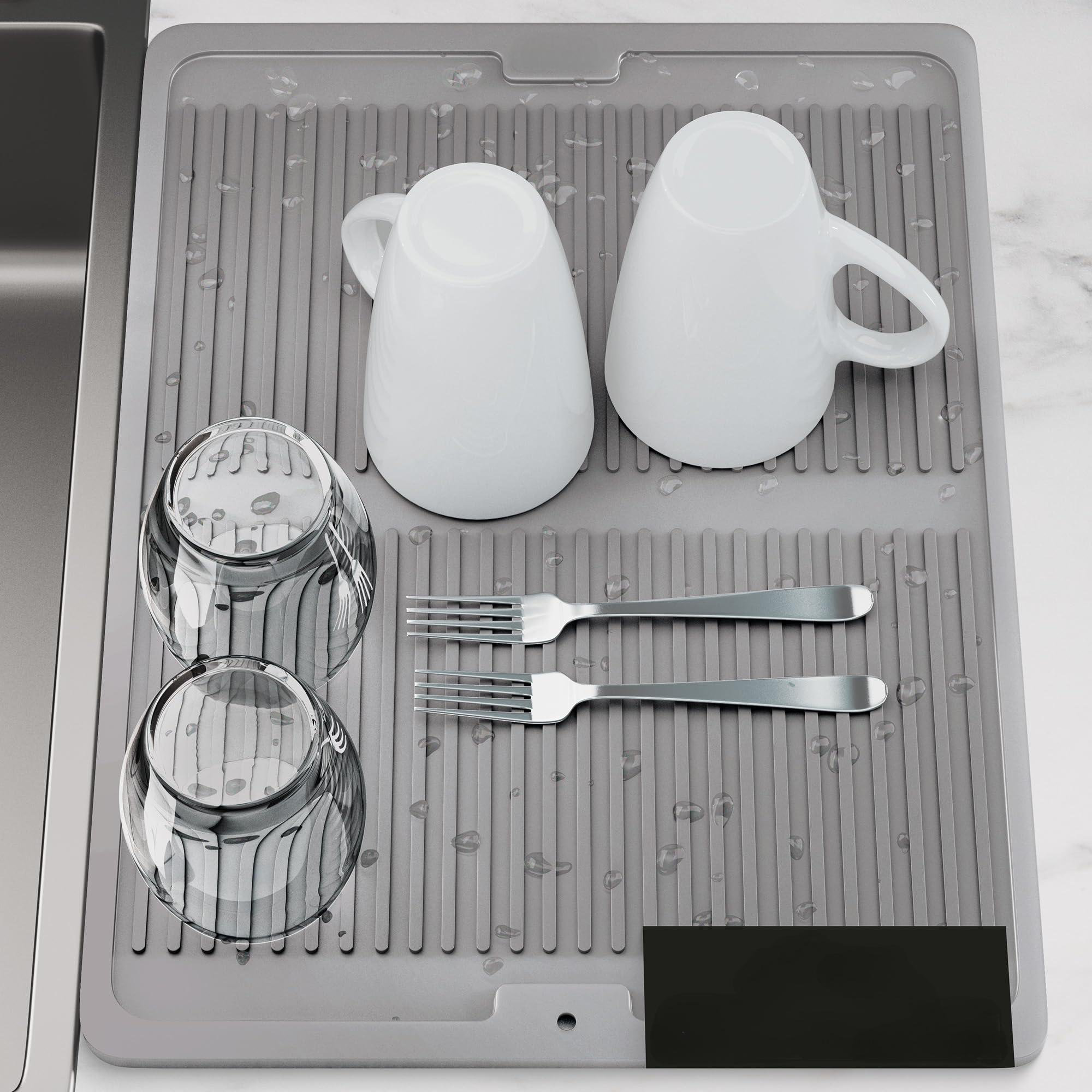 Heat Resistant Miusco Silicone Dish Drying Mat Silicone Mats For