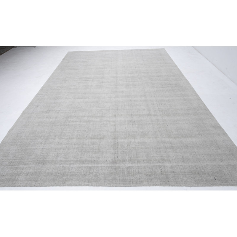 Area Rug in Silver