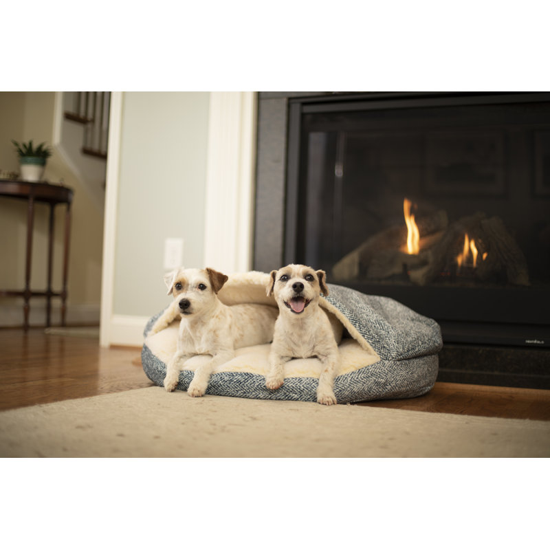 Extra Large Palmer Indigo Orthopedic Hooded Dog Bed