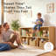 Bibliothèque Montessori, armoire de rangement en bois à 5 sections, organisateur de rangement pour jouets avec bibliothèque pour enfants, tablette pour chambres d'enfants, salle de classe, salle de jeux, garderie, école maternelle