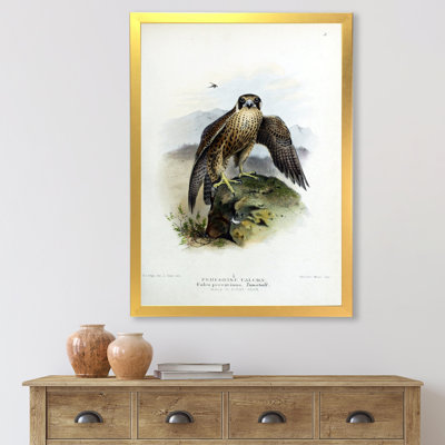 Vie d'oiseau rétro - peinture sur toile