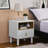 Single Drawer Bedside Table-1065715067