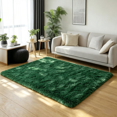Deep Pile Fluffy Shaggy Area Rug pink living room rug
