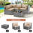 Proa 5-Piece Outdoor Rattan Patio Furniture Set-1957069024