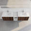 Meuble-lavabo double 72 po avec plateau Erla-1743890995