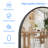 Latwanna Oval Metal Wall Mirror-1008154655-1008154654