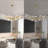 Modern 16-Light Ginkgo Leaf Chandelier, Gold Branching Chandelier with White Ceramic Leaves