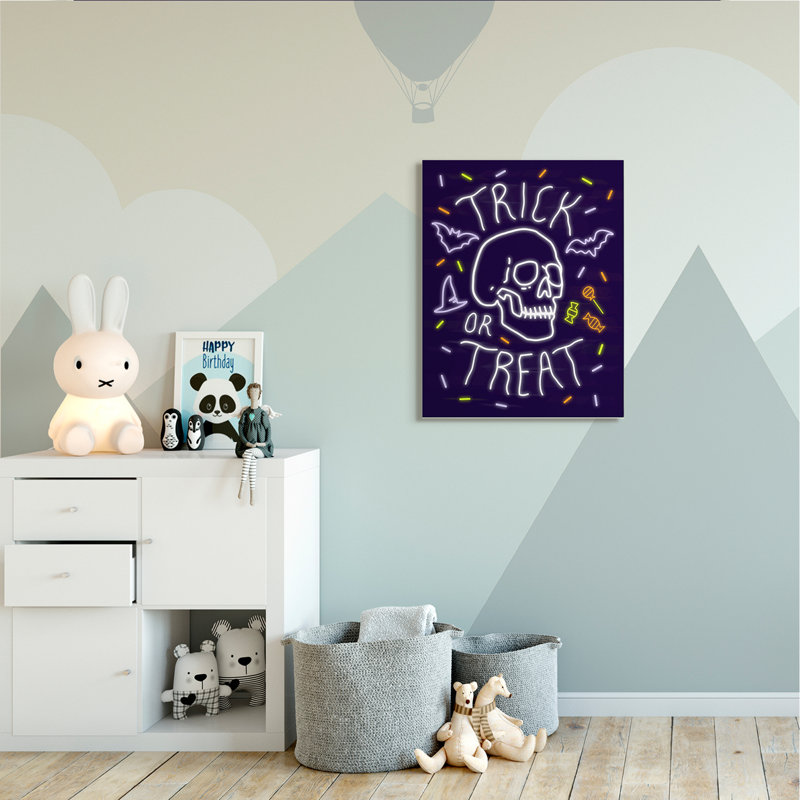 Squelette effrayant d'Halloween, H 40 po x l 30 po x 1,5 po, Toile tendue