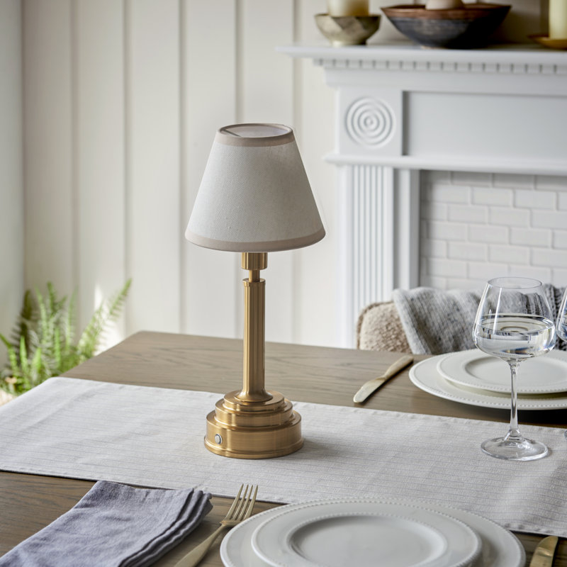 Upton Rechargeable 35.5cm Table Lamp
