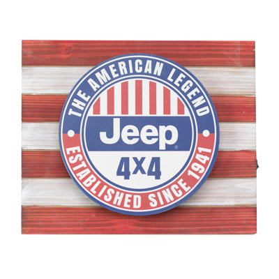 Vintage Jeep - impression d'art graphique sans cadre