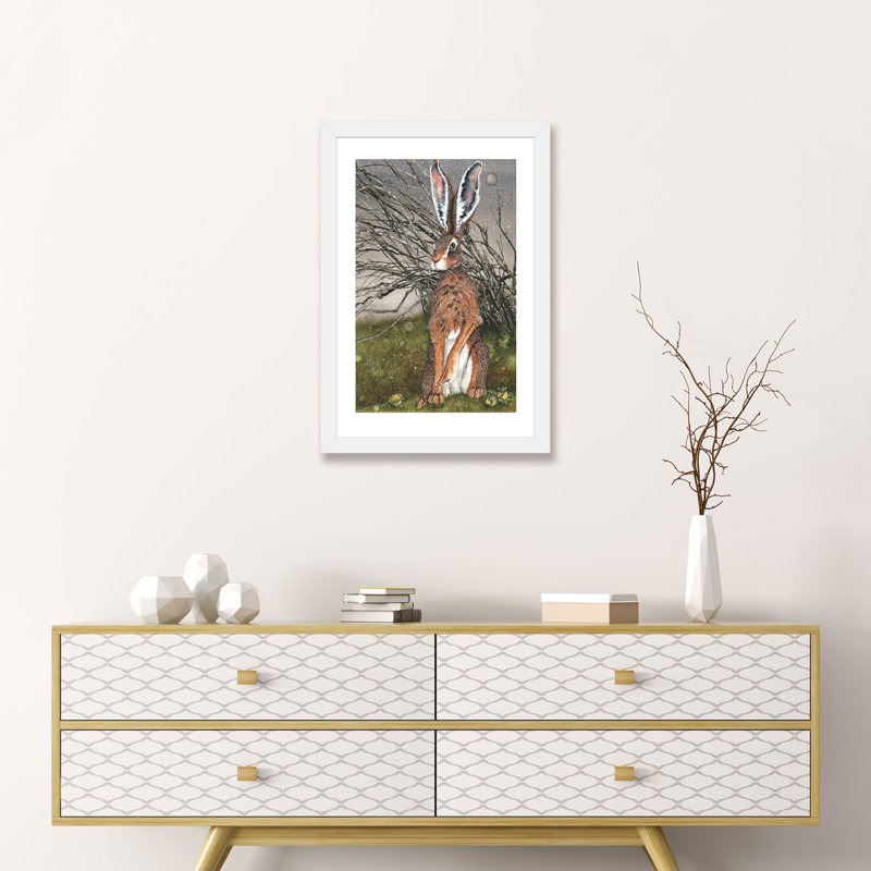 «Briar», reproduction sur toile flottante, H 24 po x l 16 po x P 1 po, Papier beaux-arts encadré blanc