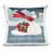 Whimsical Flower Flamingo Decorative Printed Throw Pillow, design by Clare Tupper-121373561