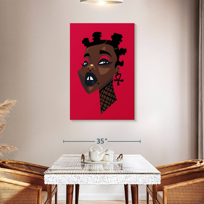 Femme Leisha Afro Punk, H 45 po x l 30 po