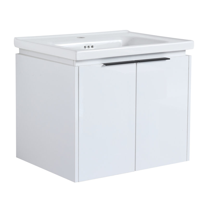 Meuble-lavabo à fermeture en douceur 24 po avec lavabo
