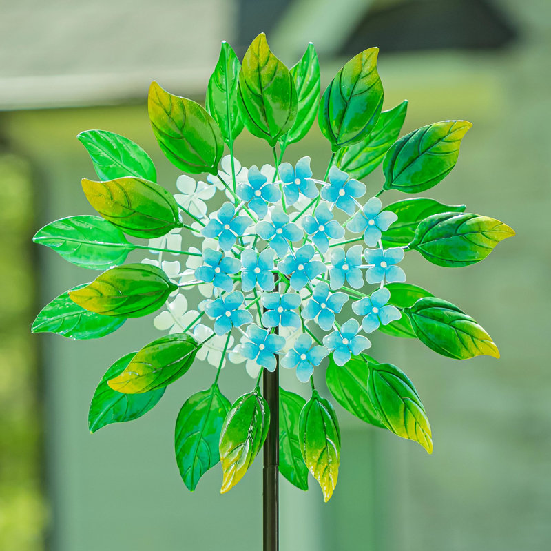 Rouleau d'hortensia en métal, 74 po