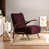 Wine Red Polyester Blend