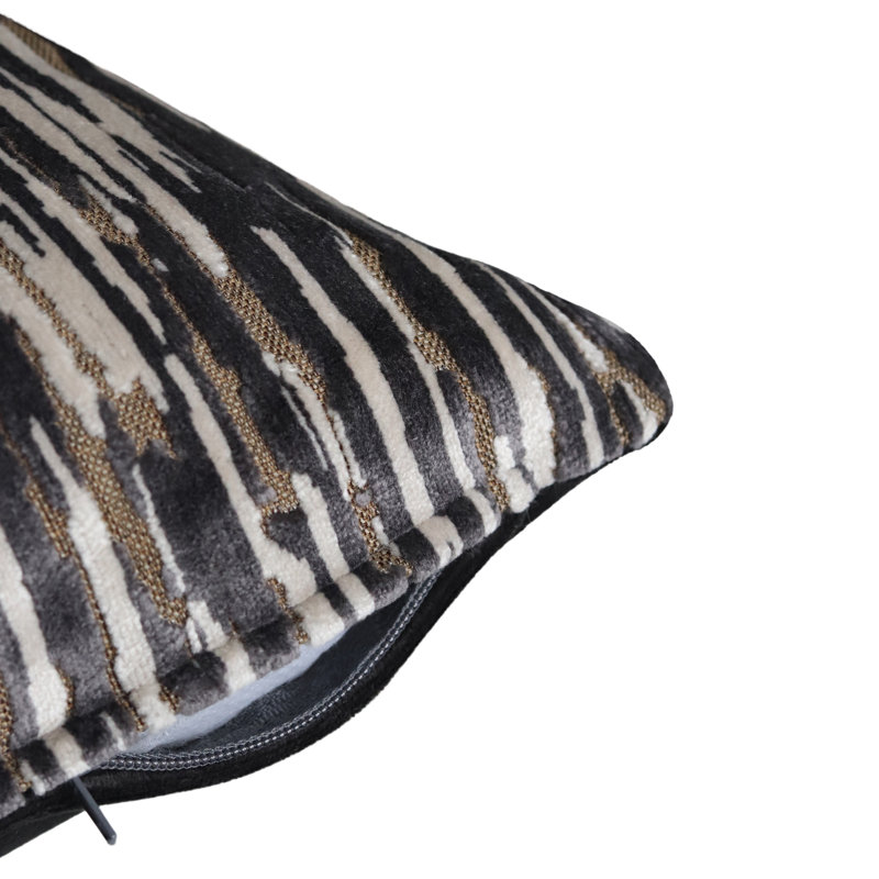 Housse de coussin Bonito, Gris anthracite