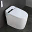Toilettes intelligentes conformes aux normes ADA avec siège chauffant, bidet intégré, séchoir à air chaud, ouverture automatique du couvercle, télécommande, veilleuse, entraxe de 30,5 cm (12 po).