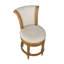  Tabouret de comptoir pivotant 26 po en chêne vieilli avec tissu sable Runyan-131154105-131154104