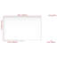 Miroir de salle de bain rectangulaire surdimensionné de 60 po x 40 po avec cadre noir-651606652-651606655
