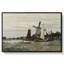 Moulin à vent à Zaandam, 1871 - Claude Monet, toile tendue avec châssis-132873831-132873832
