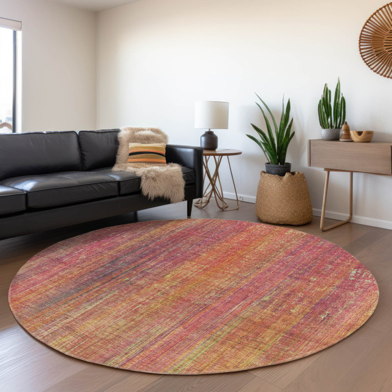 Tapis intérieur / extérieur Kinslee, Rond 8 pi