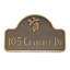 Lexington 1-Line Lawn Address Sign-594937976