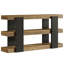 Spacieuse console de style campagnard en bois aggloméré durable, style rustique, utilisation polyvalente