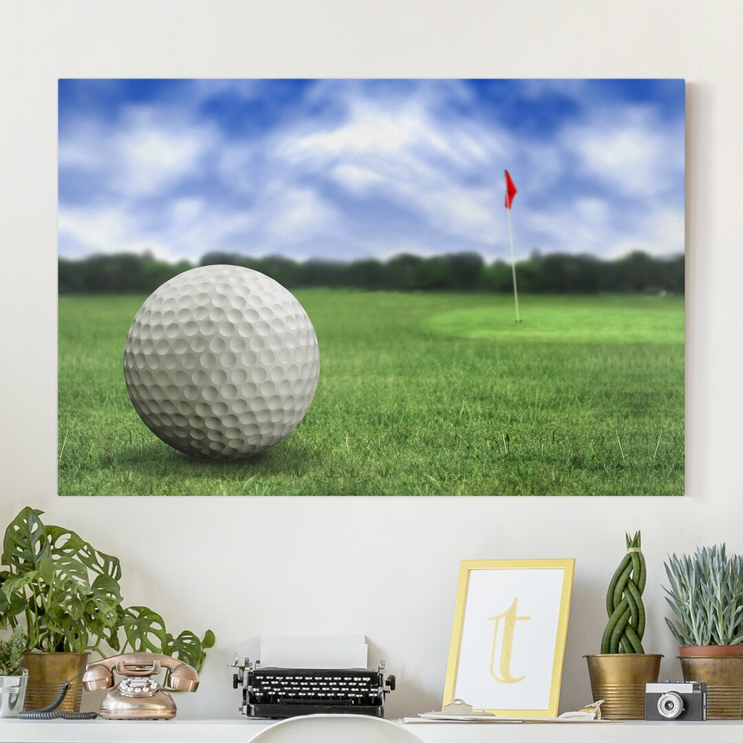 Leinwandbild Golf Ball