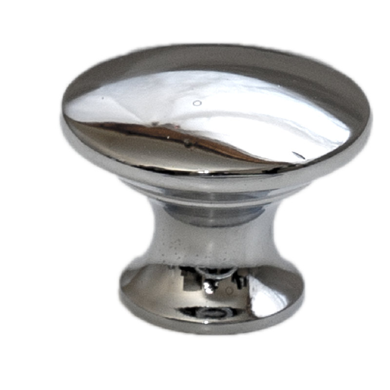 Poignée ronde 1 1/4" de diamètre, Chrome poli