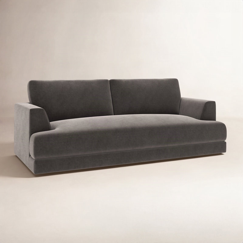 Laguna 96" Sofa, Andrew Espresso Performance Chenille