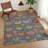 Machine Washable Indoor/Outdoor Chantille ACN2288 Damask Rug-638801286