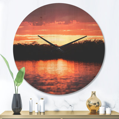 Solid Wood Wall Clock