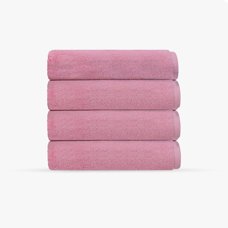 Ensemble de 4 serviettes Mac, Rose