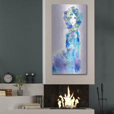 «Anemone» par Schuyler Rideout, art mural en métal, 12 po x 24 po